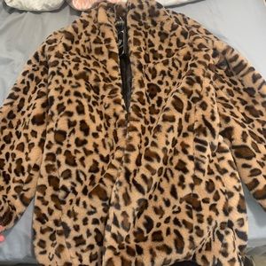 Leopard print jacket